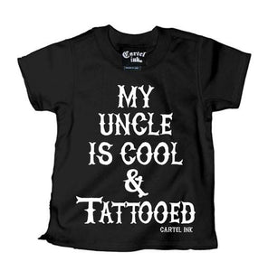 Kid's "My Uncle Is Cool and Tattooed" Tee