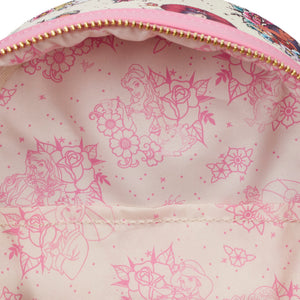 Disney Princess Floral Tattoo Mini Backpack