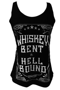 Women's "Whiskey Bent & Hell Bound" RacerBack Tank Top