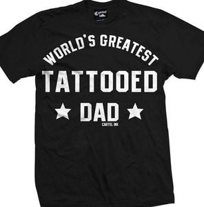 Men's "World's Greatest Tattooed Dad" Tee