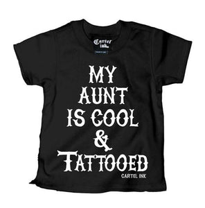 Kid's "My Aunt Is Cool and Tattooed" Tee